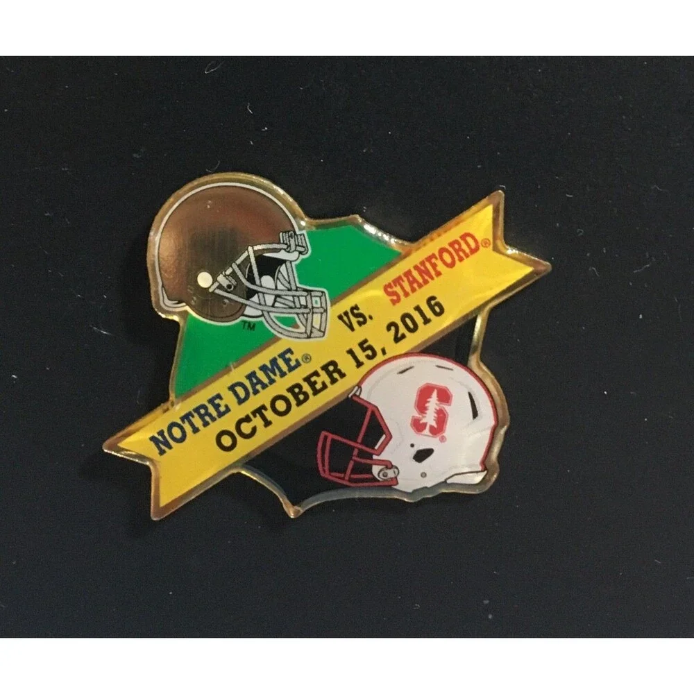 Stanford  2004 Stanford  Travel Study Orient pin & 2016 Game Day vs Notre Dame